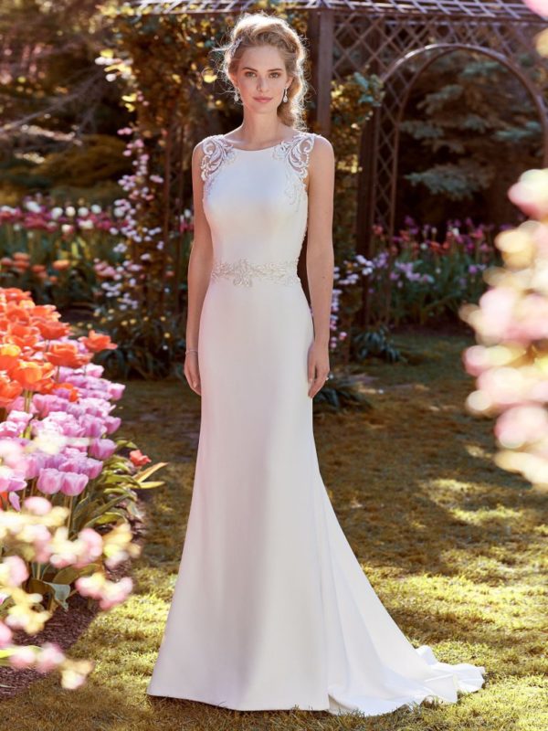 vestido de noiva simples e elegante 2019