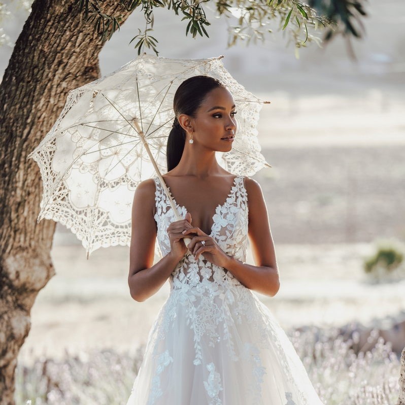 Vestido de noiva para casamento na praia longo e com renda: 4 tendências!, Mulher Casamentos