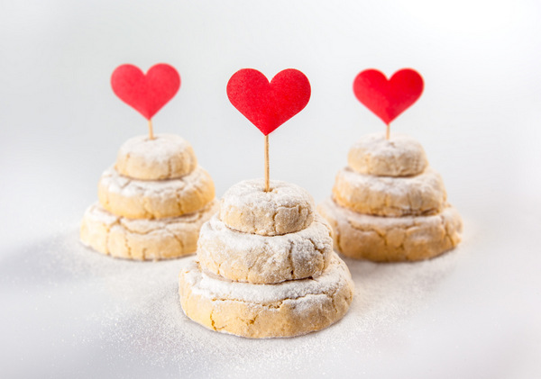 Mini Bolos de Cookies para Casamento