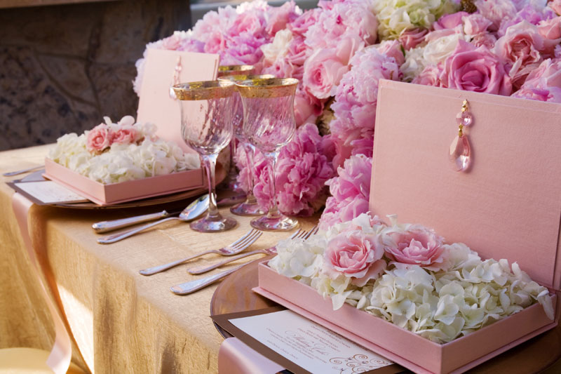 Decoração Rosa para o Casamento