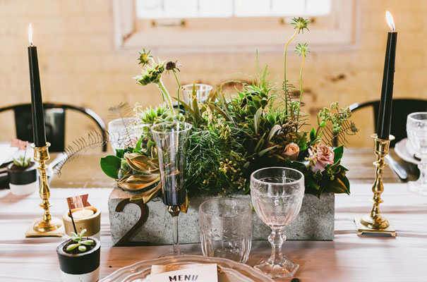 É tendência: Decoração de Casamento Estilo Industrial