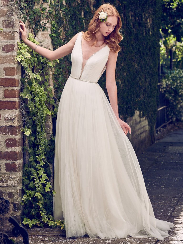 Vestido de noiva para casamento ao ar livre