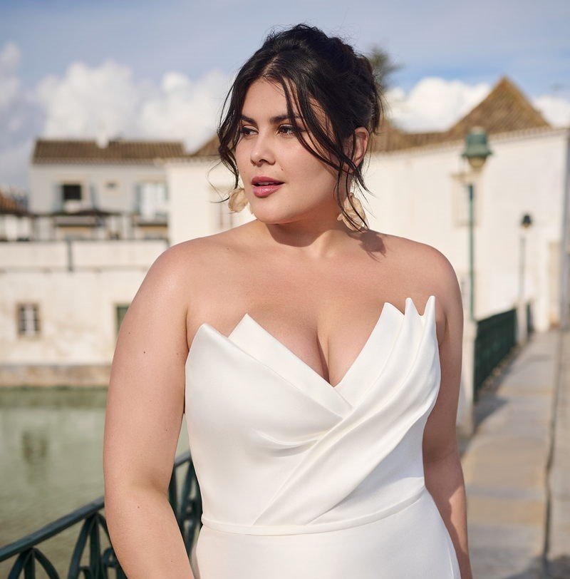 Principais tendências para vestido de noiva plus size