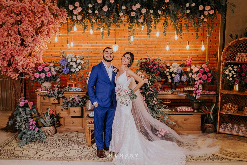 Casamento ao Ar Livre de Dia no Chalé Enfesta | Noiva Internovias Keyla