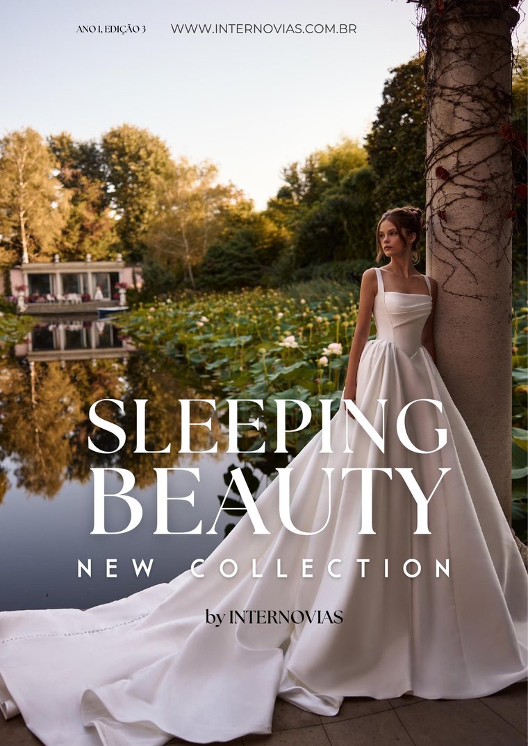 Capa do catálogo da Coleção Sleeping Beauty by Internovias — vestidos de noiva no Rio de Janeiro